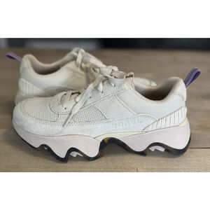 Sorel Womens Kinetic Wonderland Athletic Training Cream Sneakers S 7.5